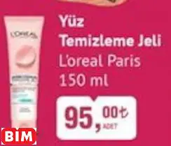 L'OREAL PARİS YÜZ TEMİZLEME JELİ